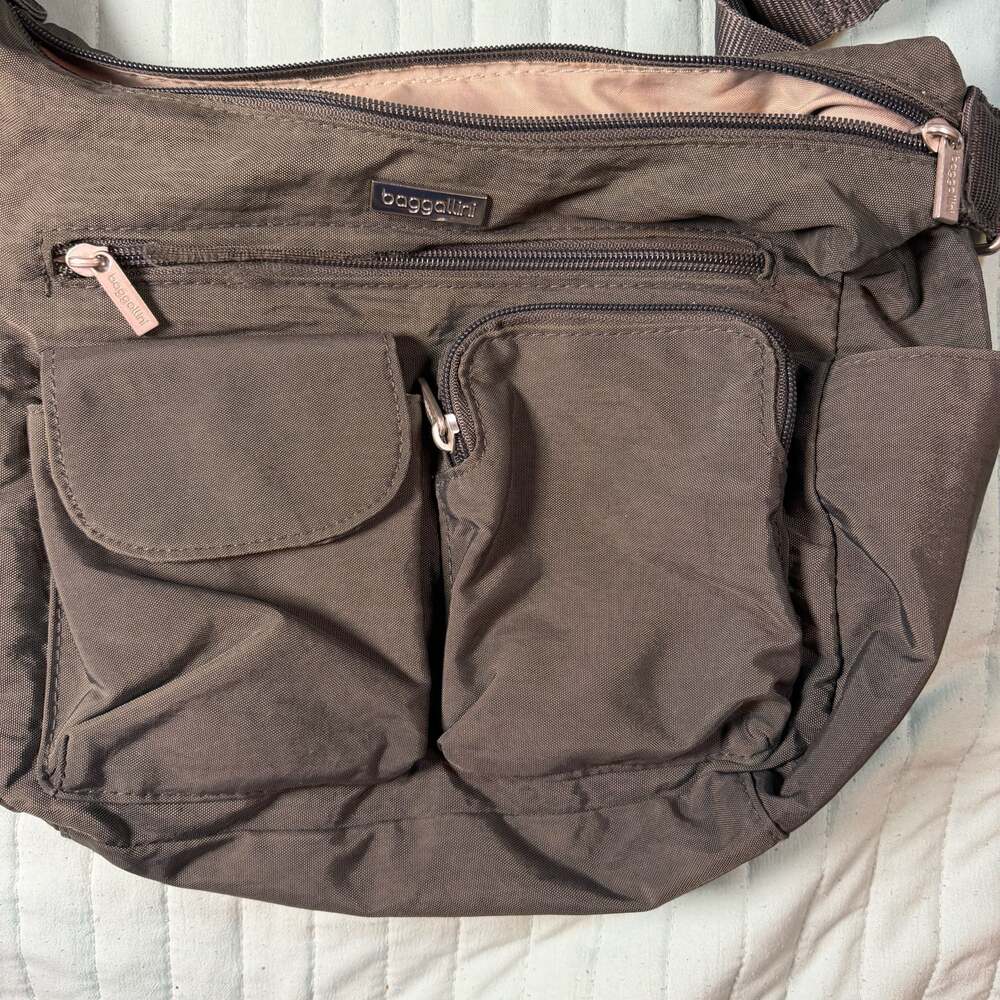 Baggallini Nylon Crossbody Travel Bag with Front Pockets